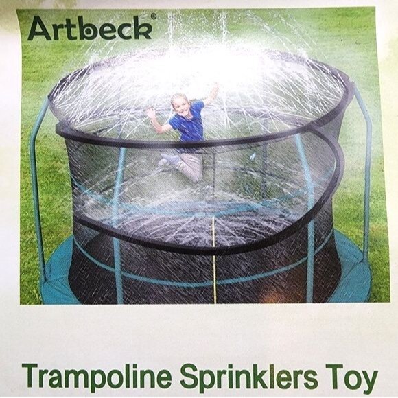 ArtBeck (Amazon) 39ft.Blue Trampoline Sprinkler - Picture 1 of 6